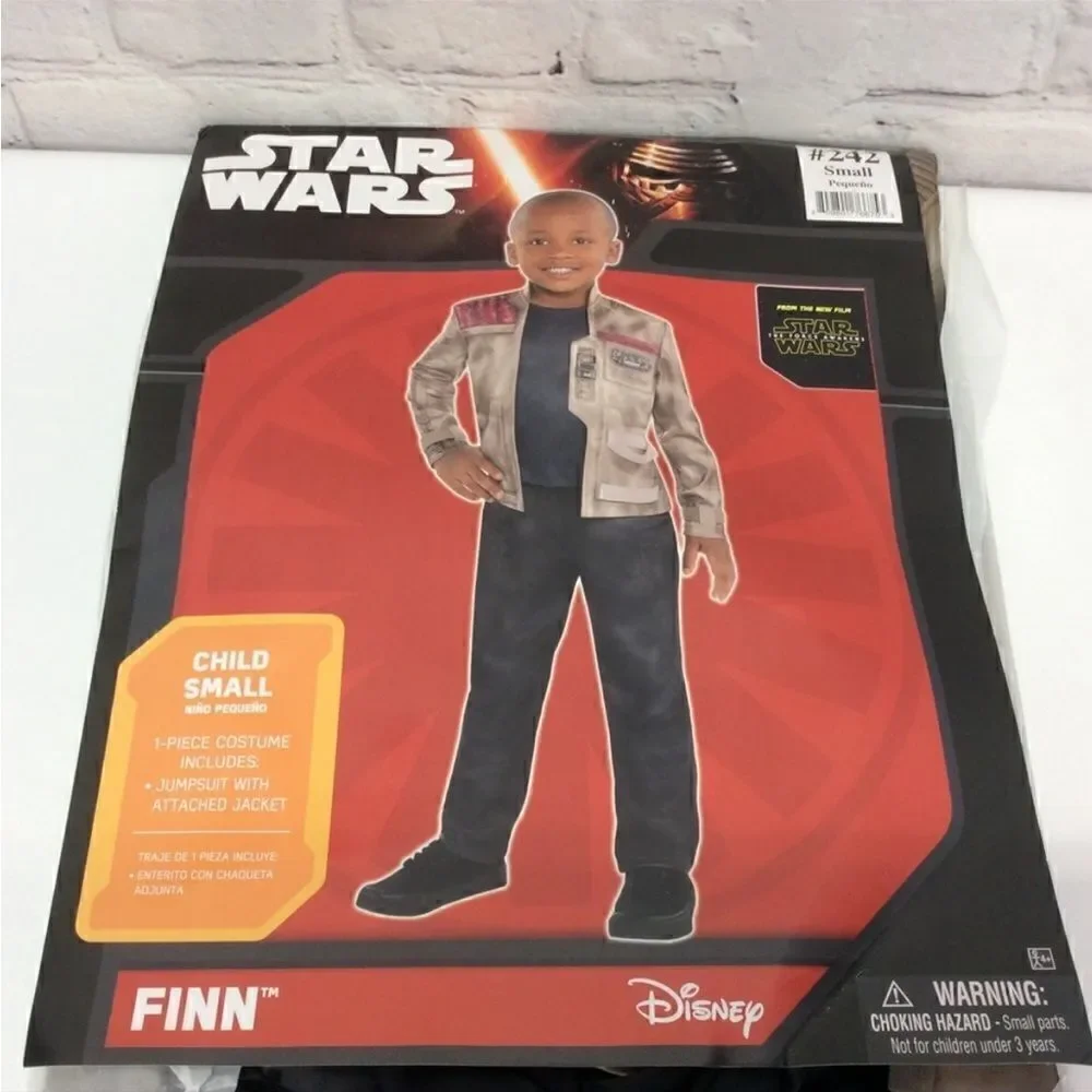 Disney Star Wars The Force Awakens Finn Costume New